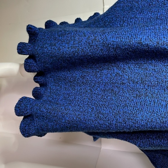 Studio Works ~ Cowl Neck Sweater Batwing with Frilly Hemline - Picture 4 of 8